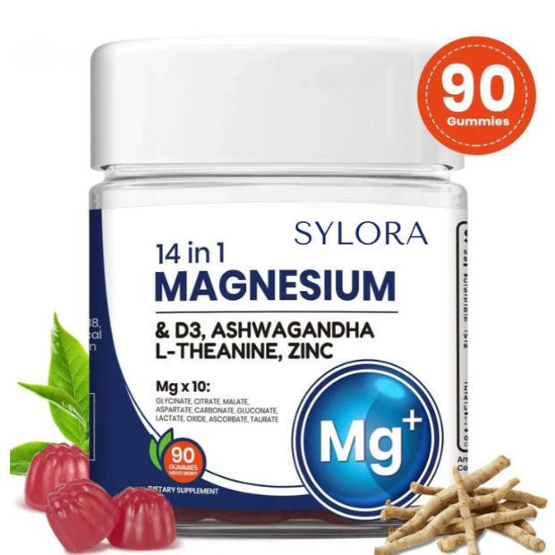 Ashwagandha Complex 14-in-1 – 90 Caramelle Gommose con Vitamina D3, Zinco e Magnesio