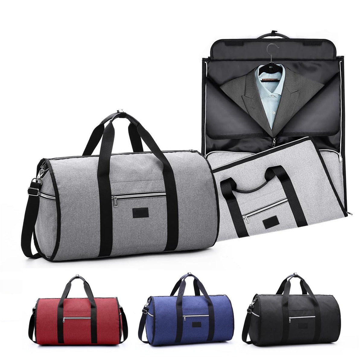 Borsa da Viaggio Impermeabile 2 in 1 – Porta Abiti e Borsone Grande da Cabina per Uomo e Donna