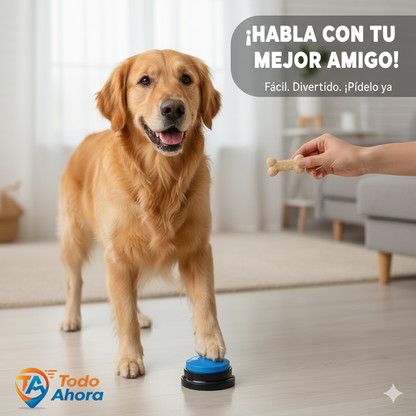 “Pulsante interattivo per cani e gatti – divertente ed educativo”