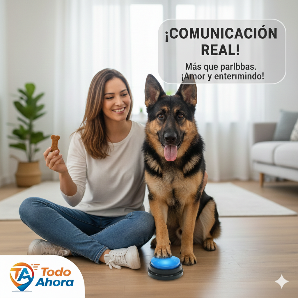 “Pulsante interattivo per cani e gatti – divertente ed educativo”